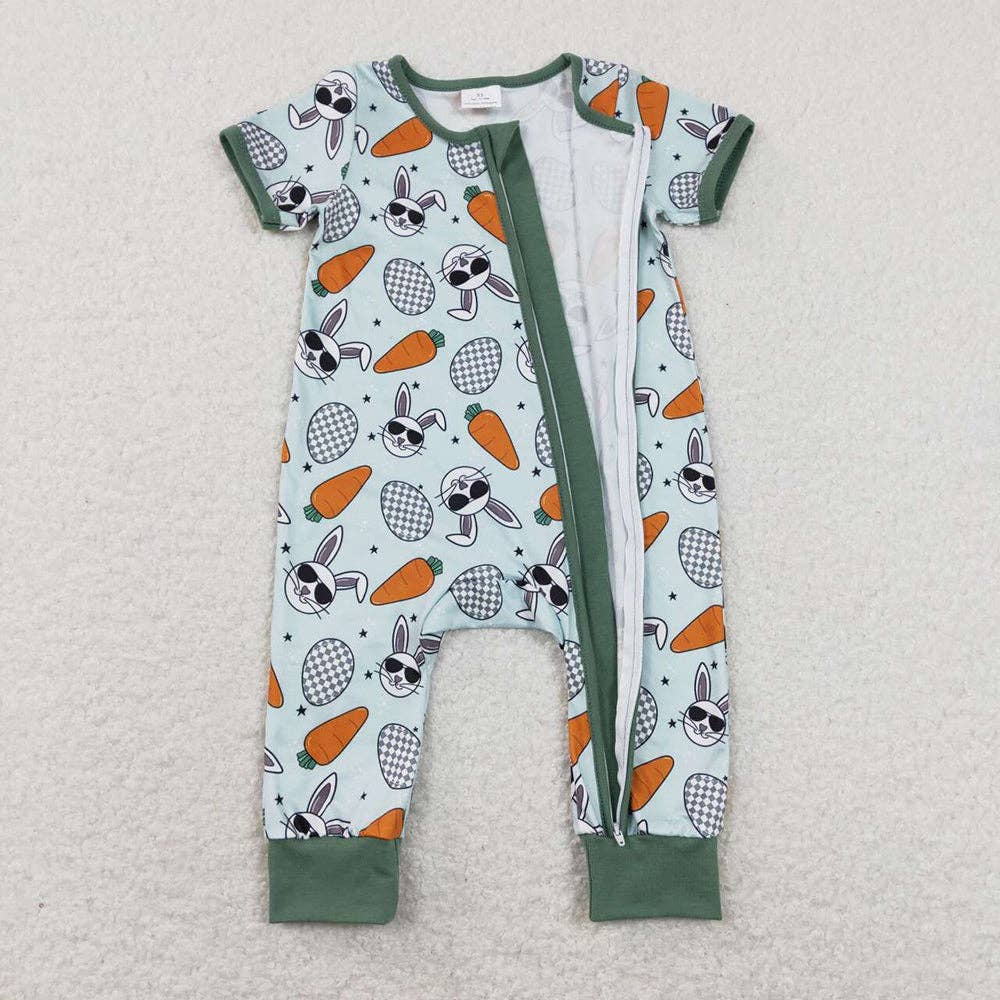 Cool Bunny Zip Romper