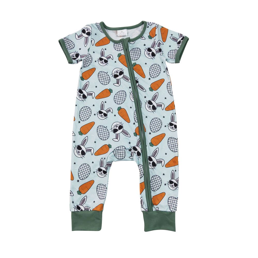 Cool Bunny Zip Romper