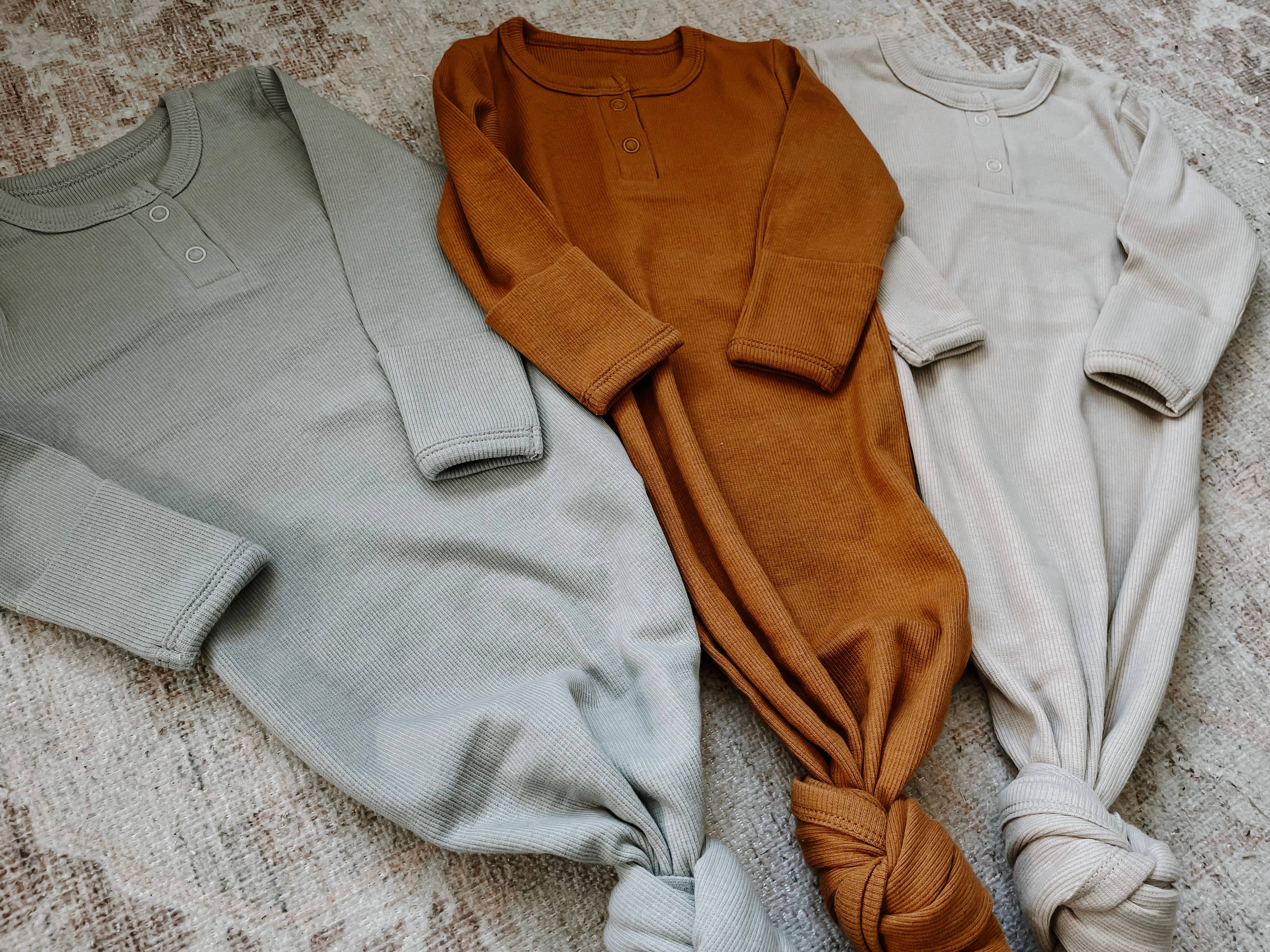 Knotted Gown: Rust
