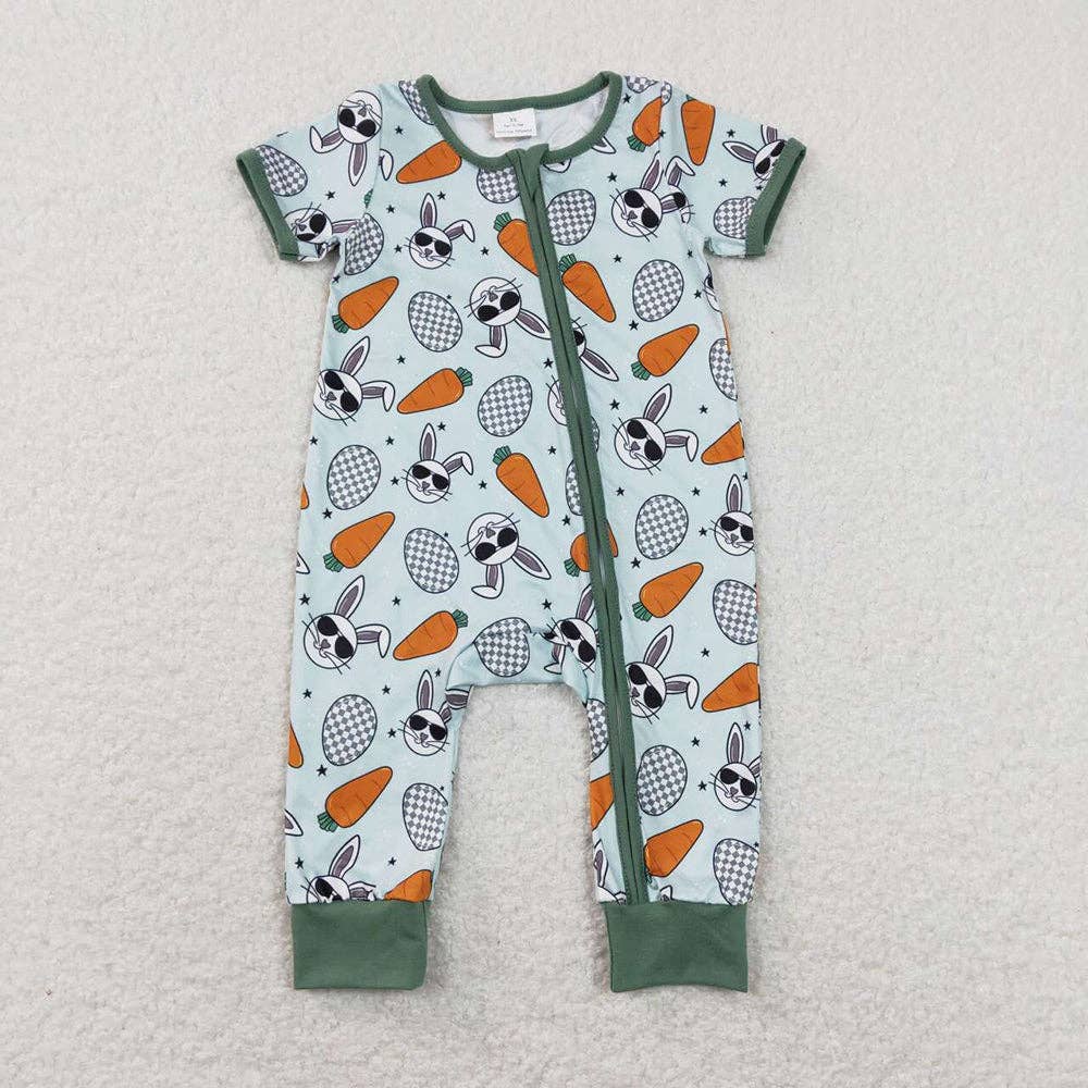 Cool Bunny Zip Romper