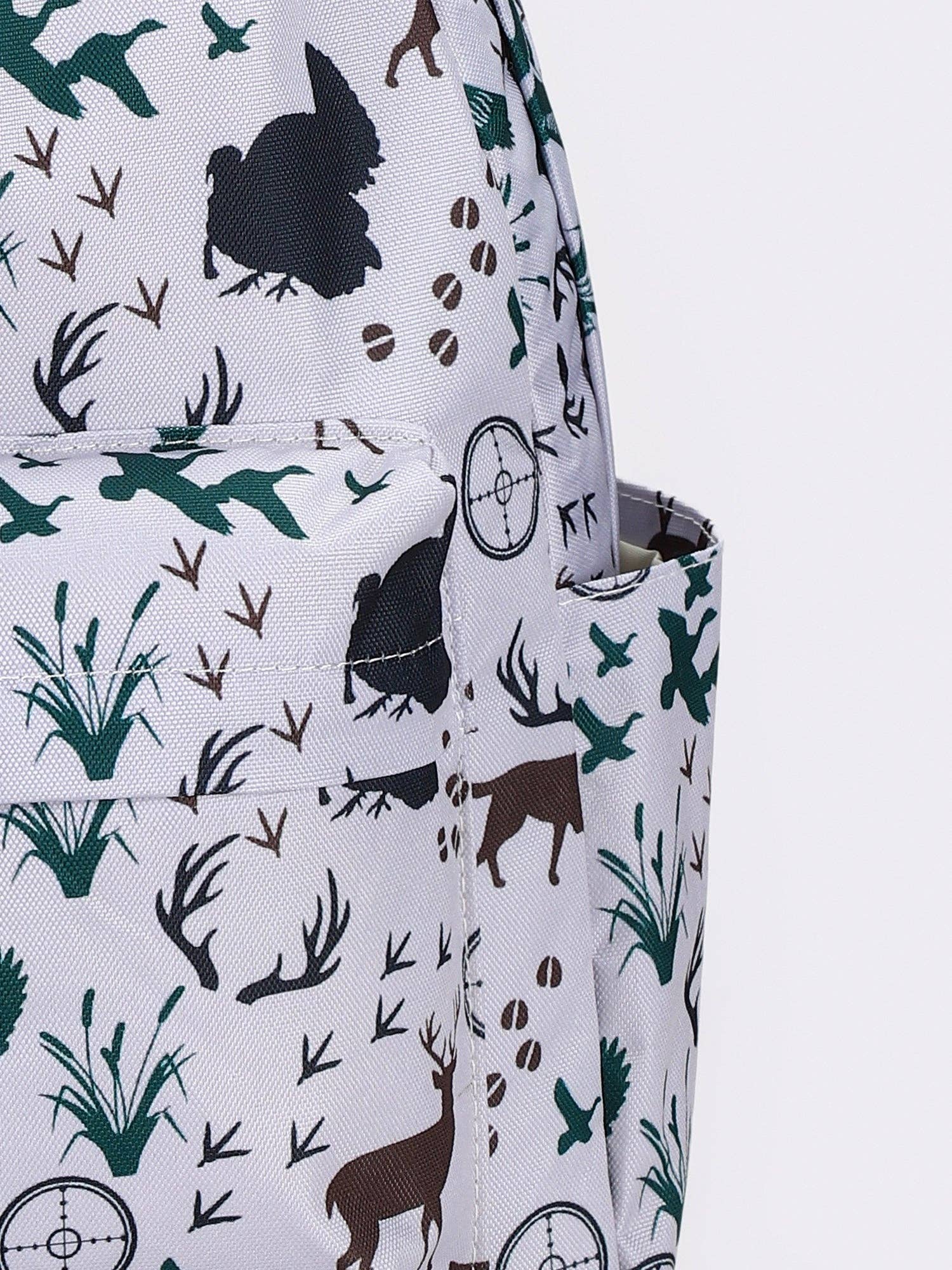 Gone Hunting Kids Canvas Backpack