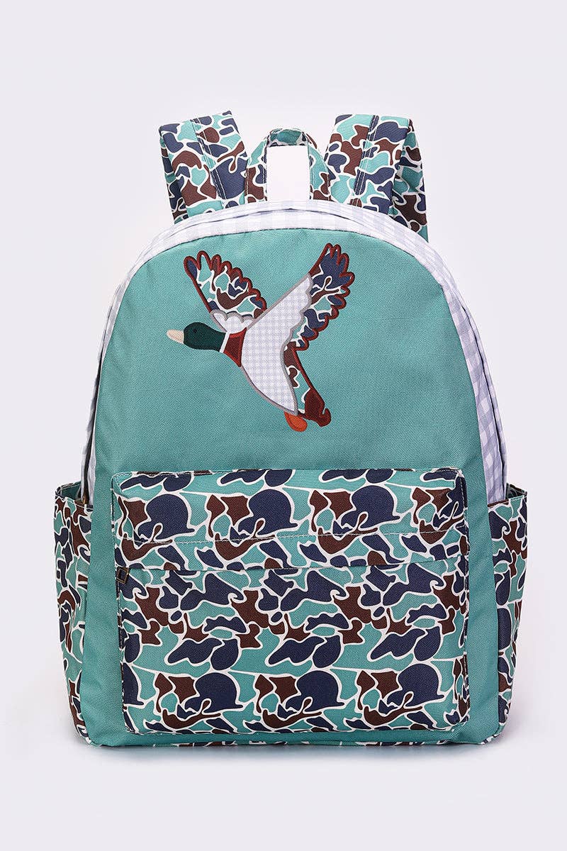Camouflage Duck Hunting Canvas Backpack