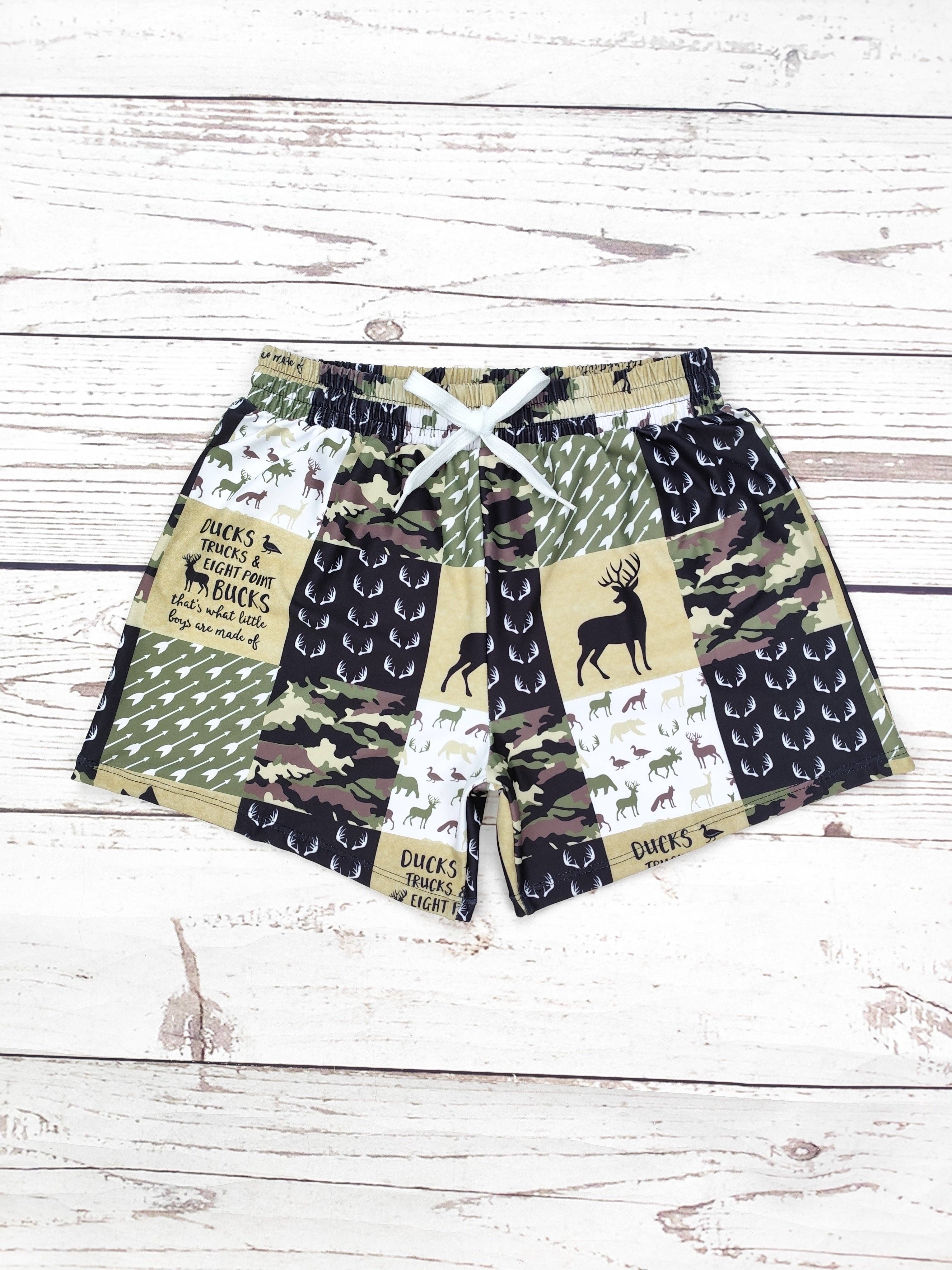 Ducks Trucks & 8 Point Bucks Swim Shorts