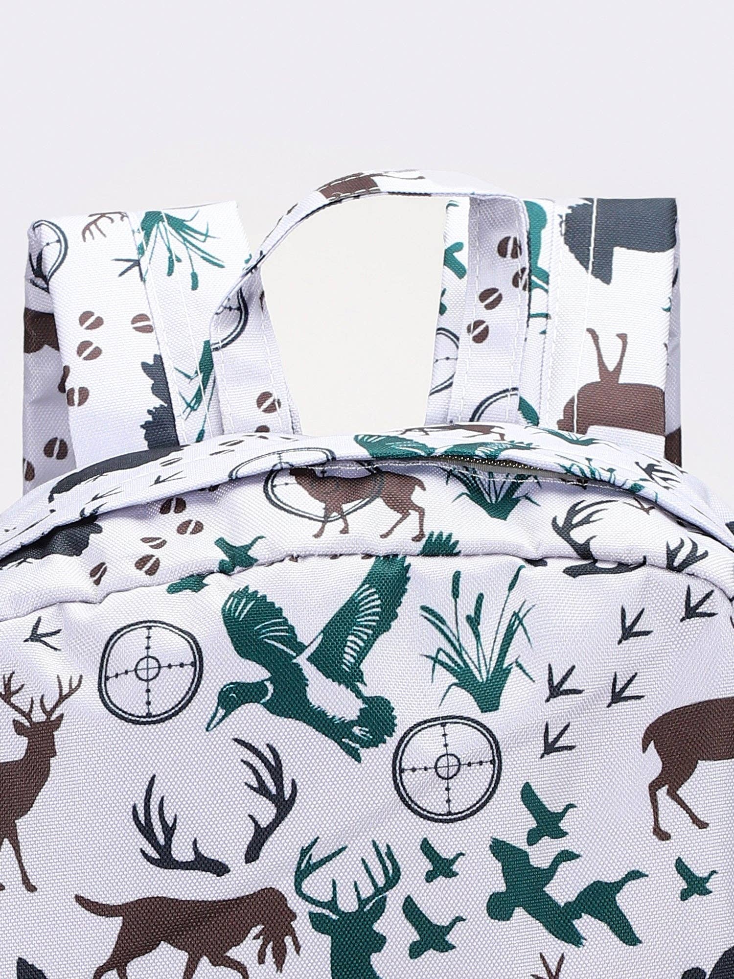 Gone Hunting Kids Canvas Backpack