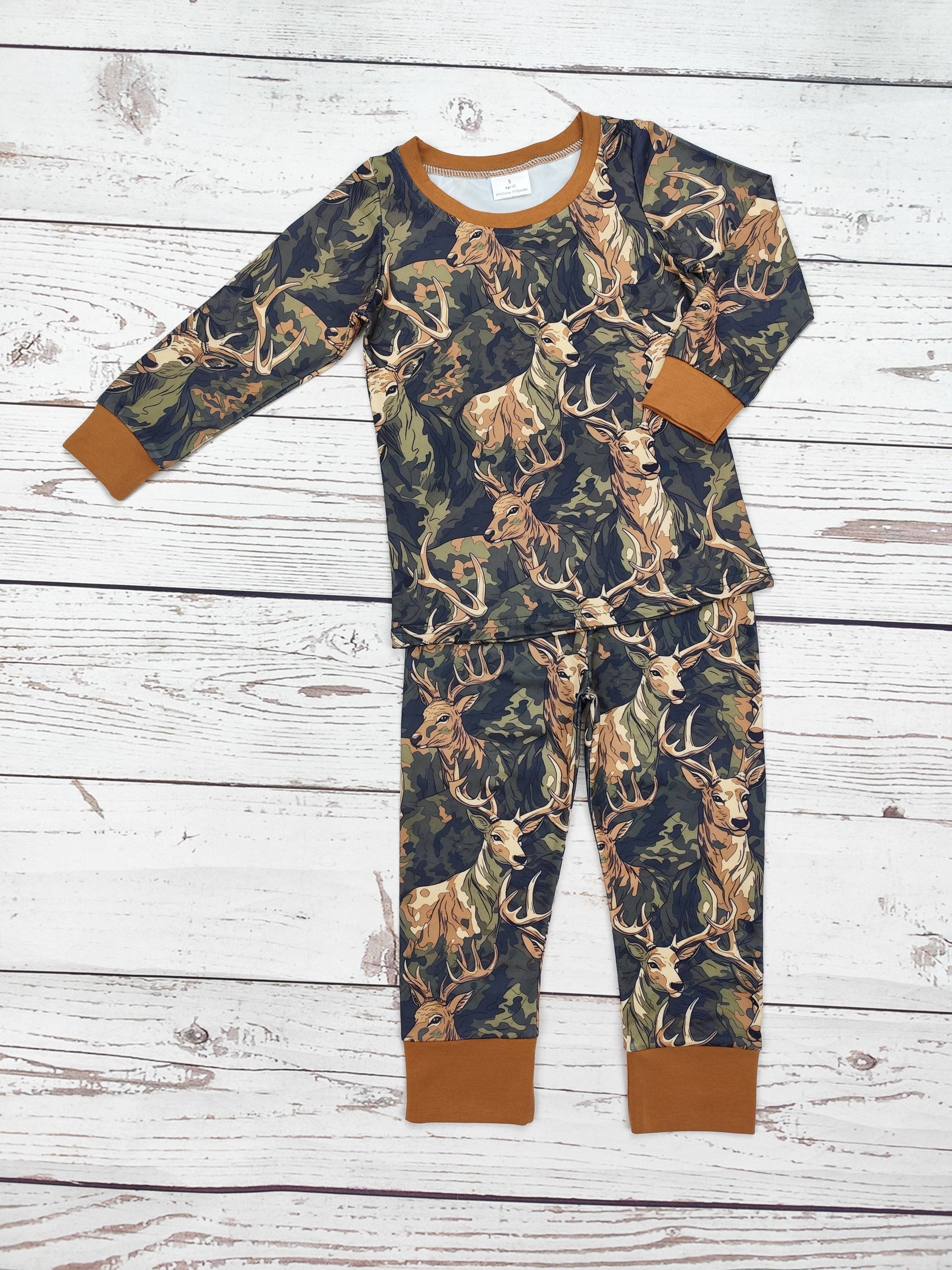 Deer Printed Pajamas