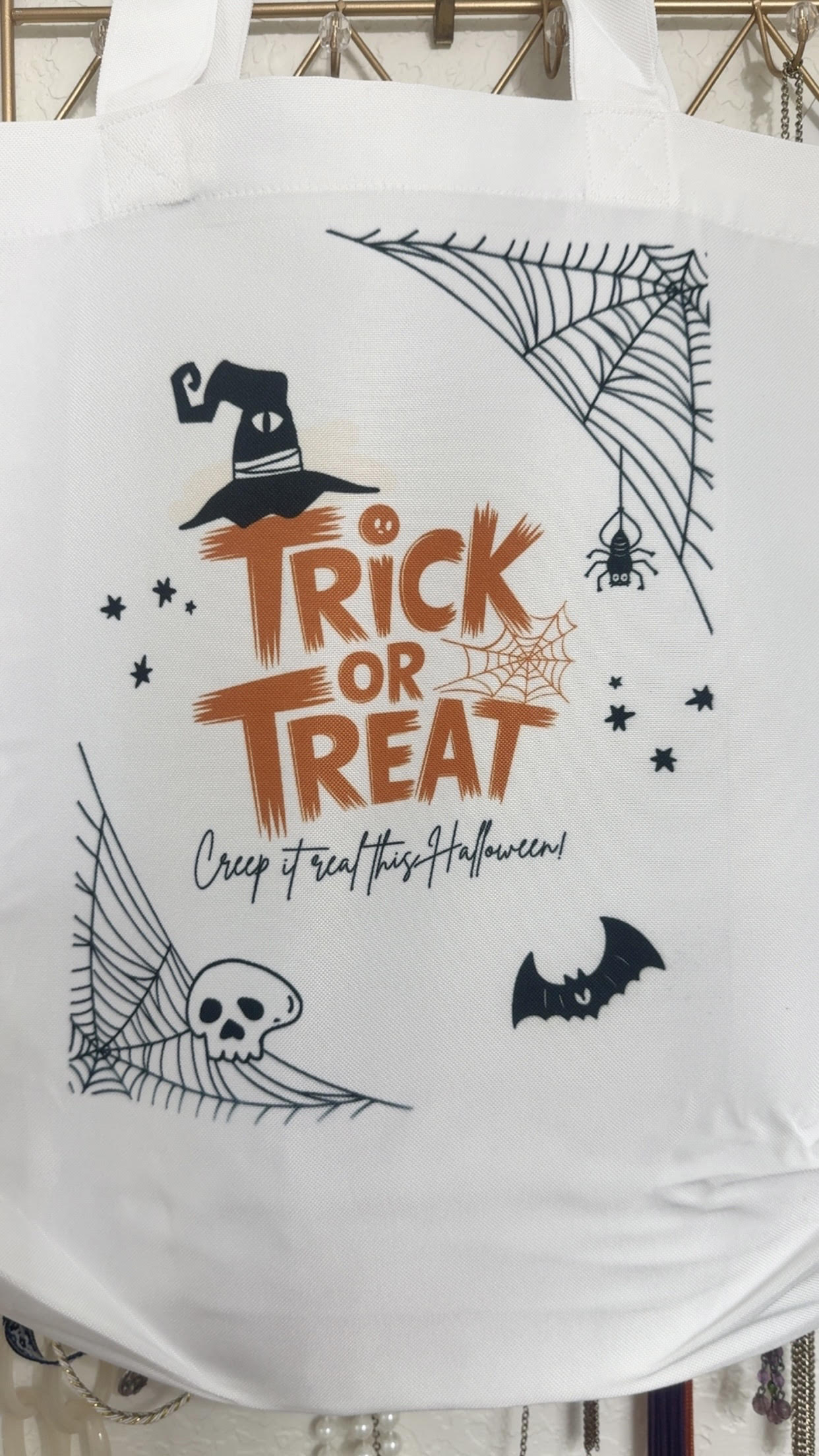 Sublimination Halloween Bag, Creep It Real