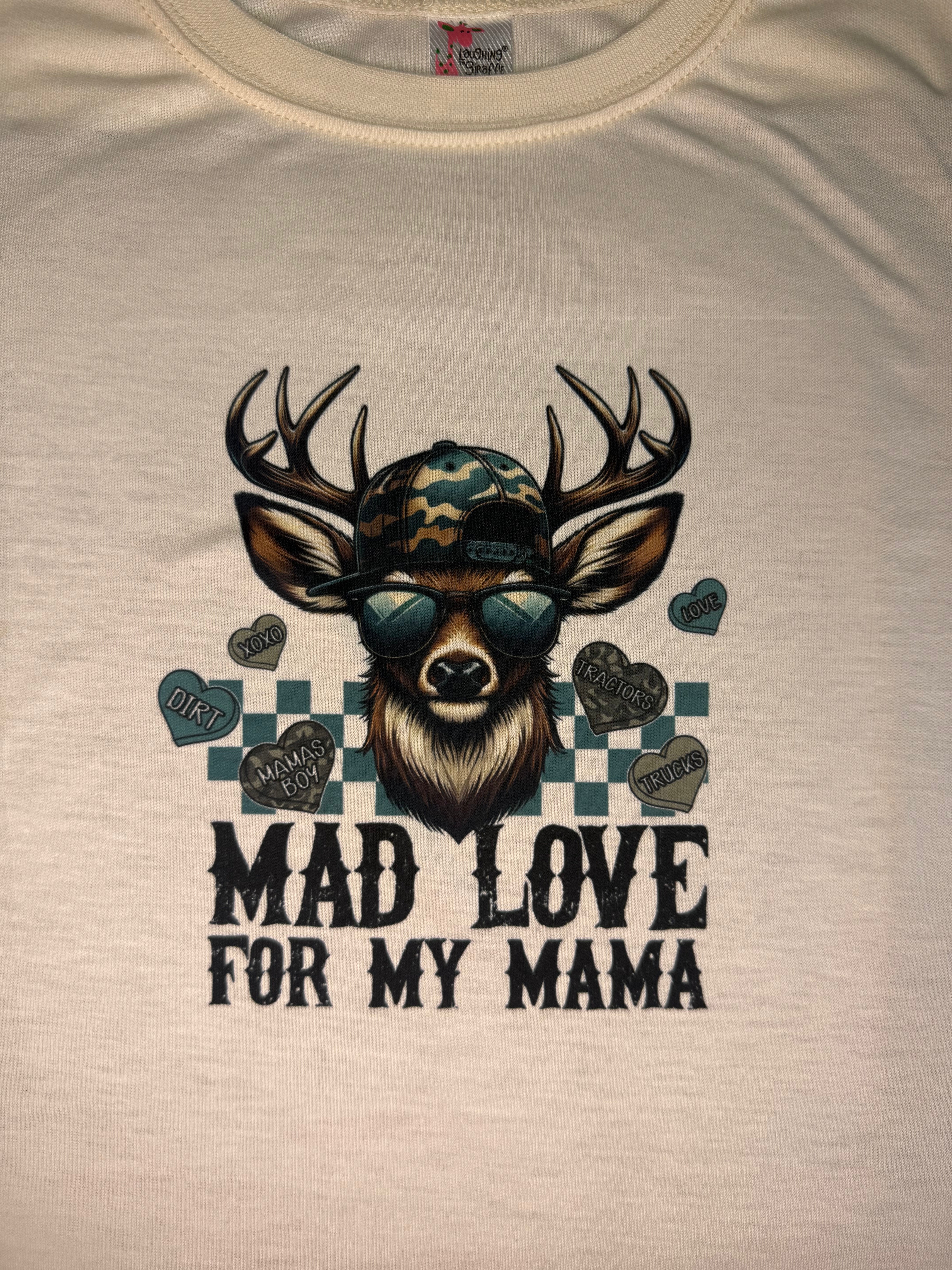 Mad Love for Mama - Cream - short sleeve