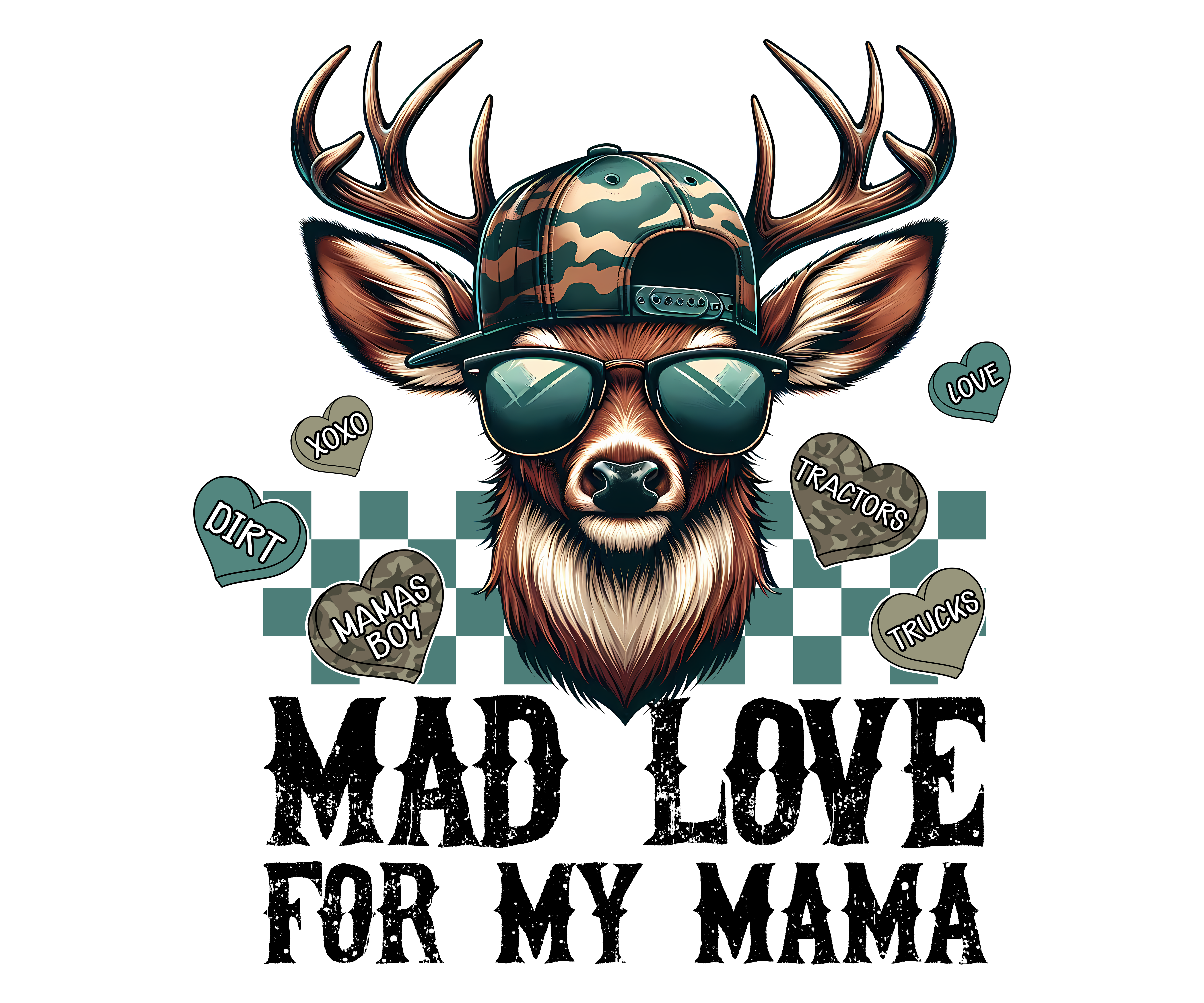 Mad Love for Mama - Cream - short sleeve