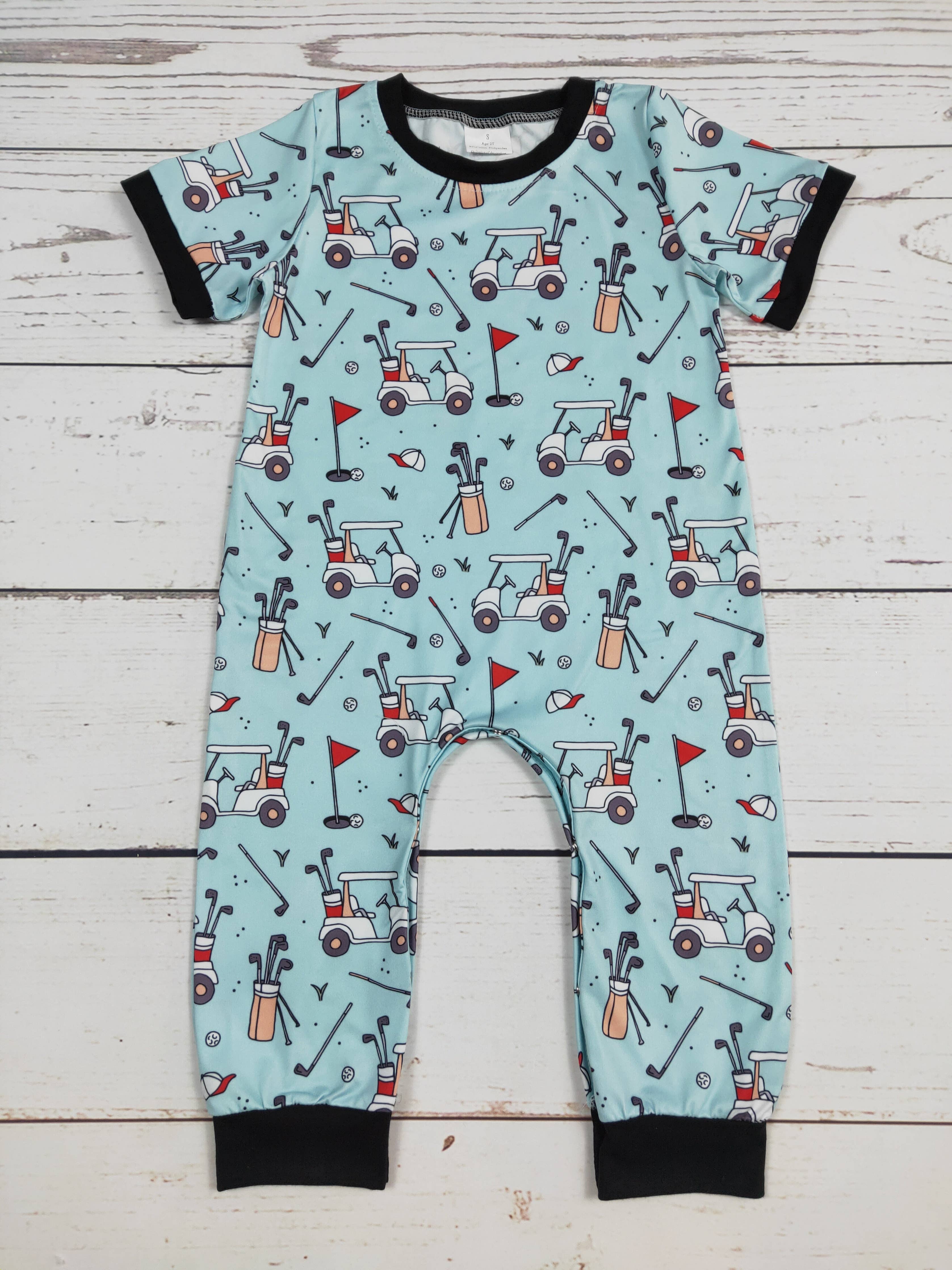 Golf Little Romper