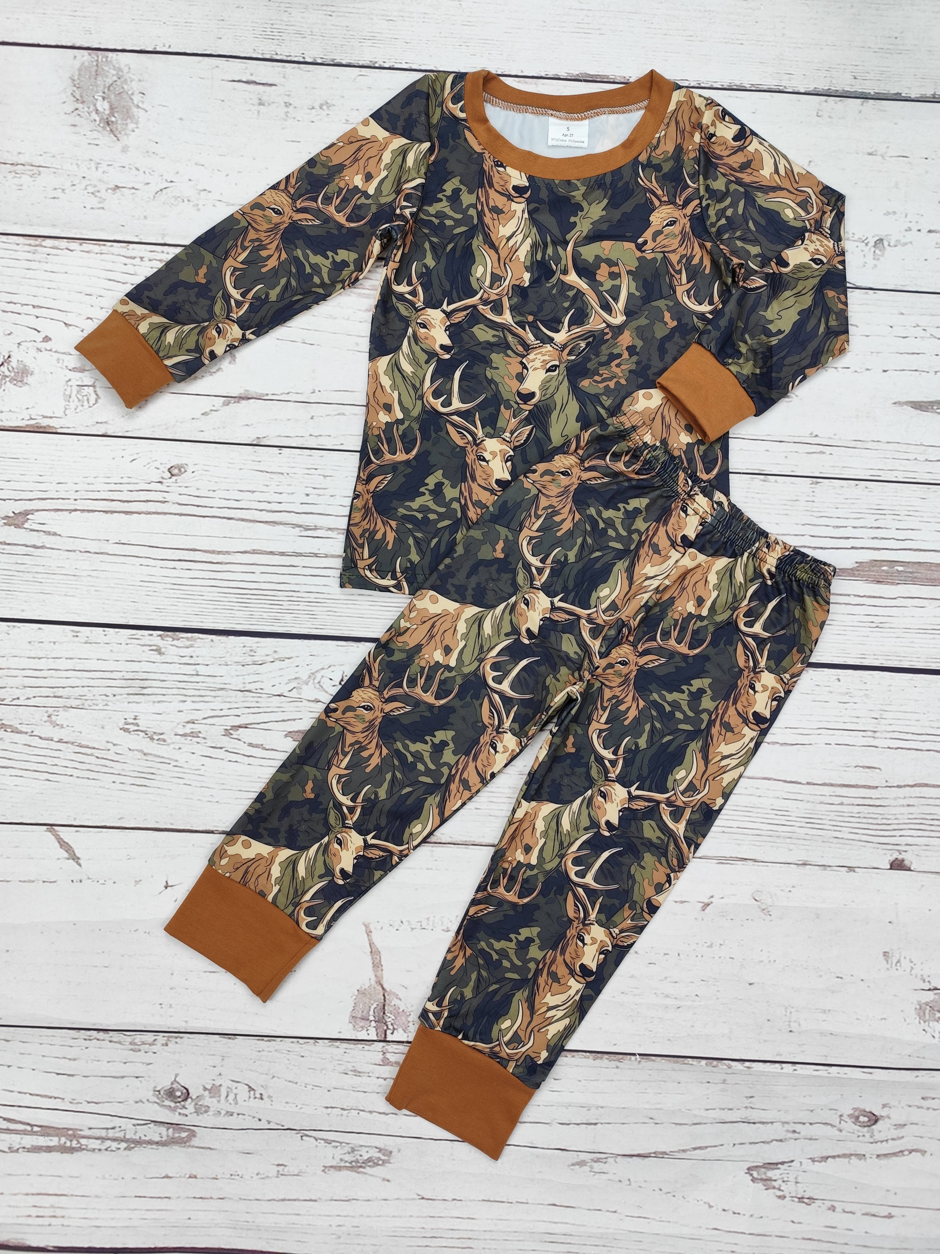 Deer Printed Pajamas