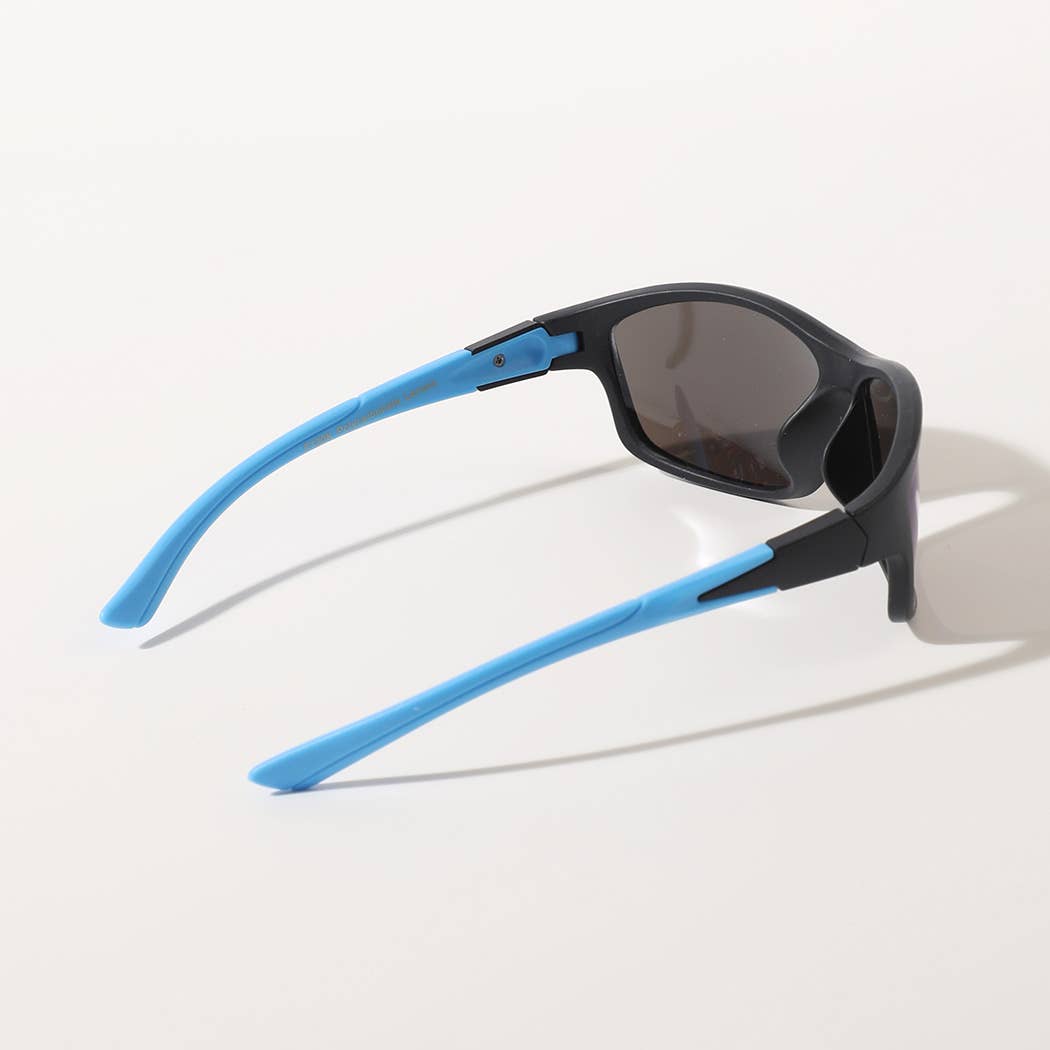 Kids Solid Colored Frame Tinted Lenses Sunglasses