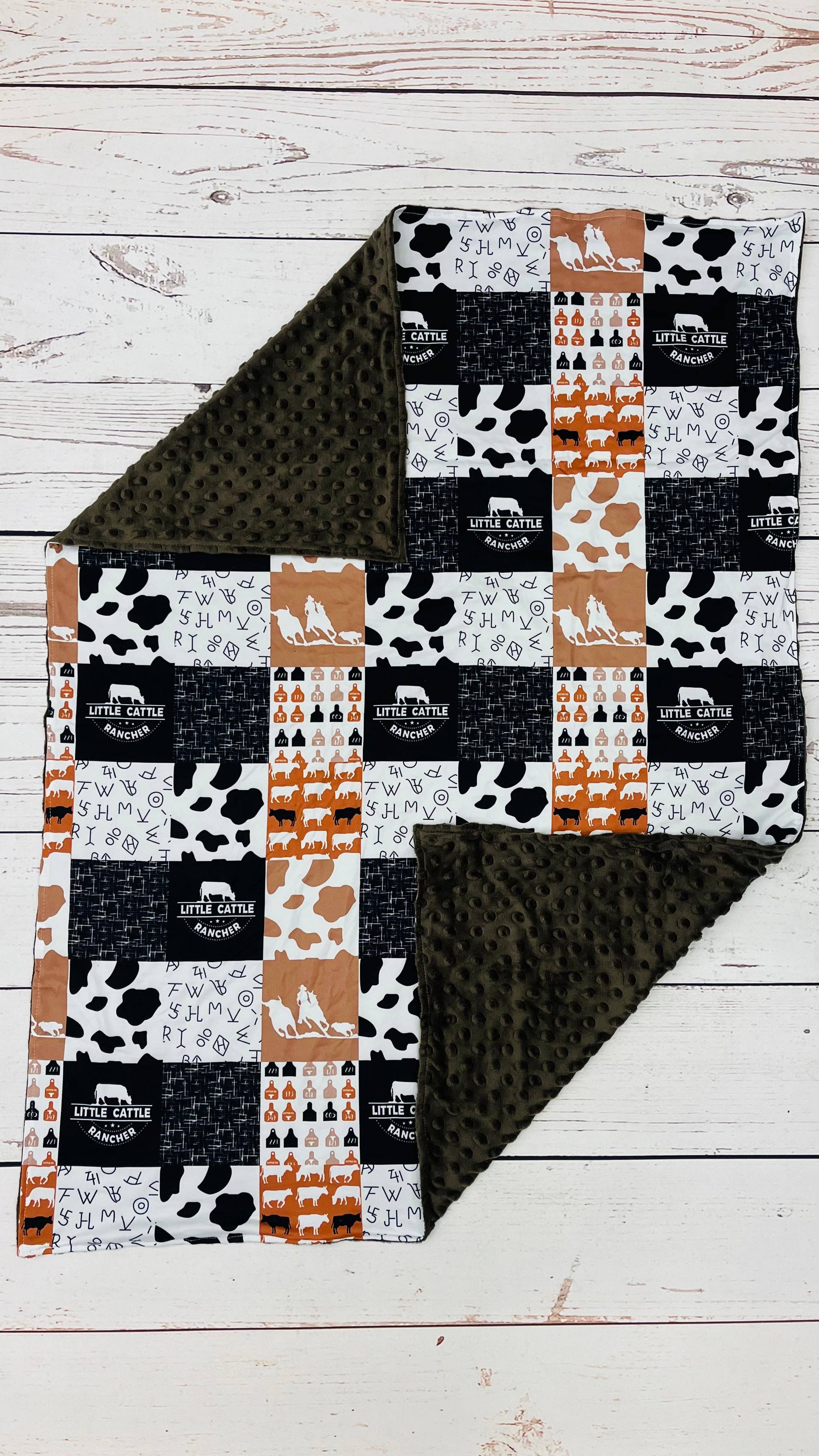Little Cattle Western Blanket