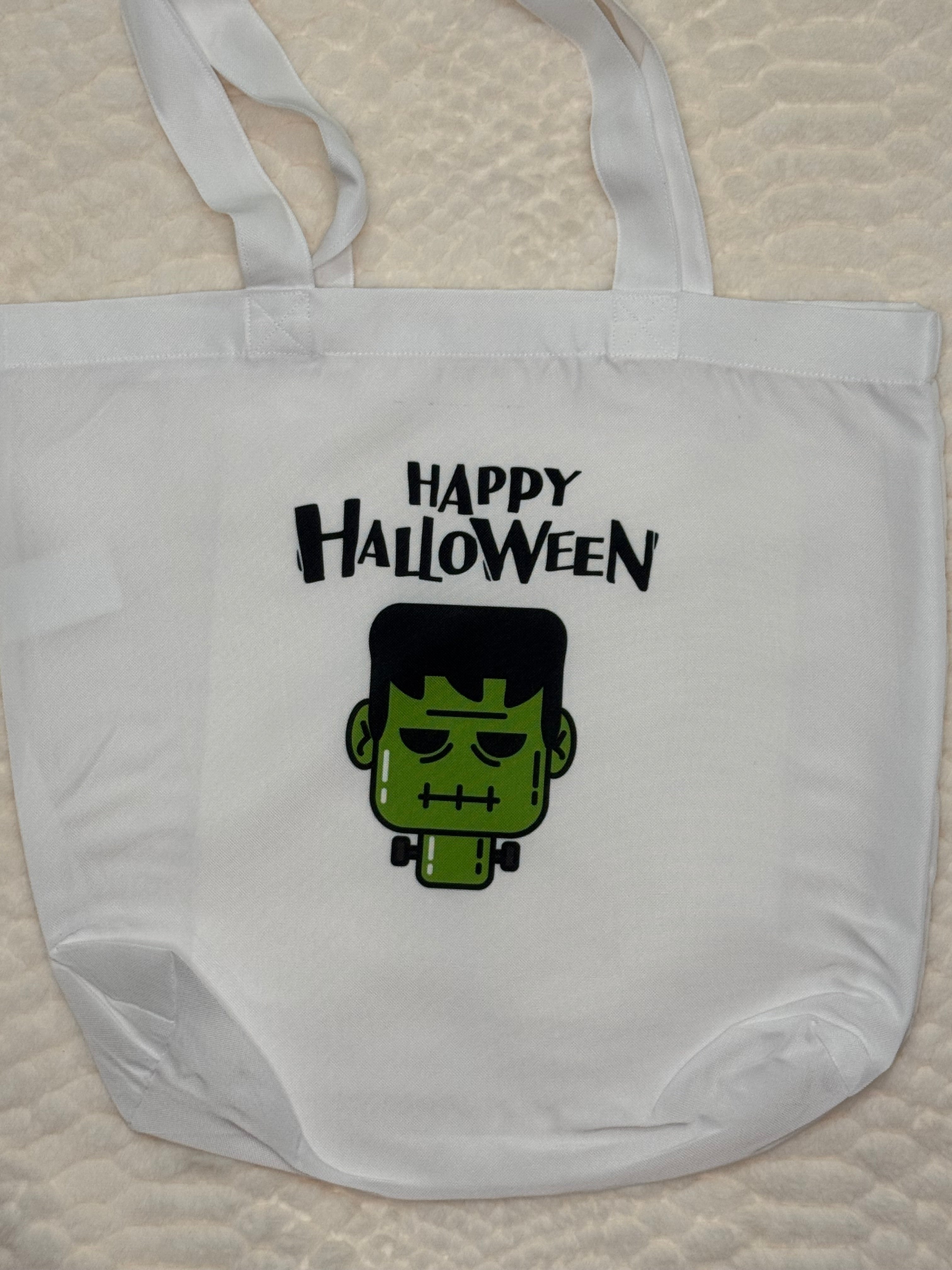 Sublimination Halloween Tote Bag, Frankenstein