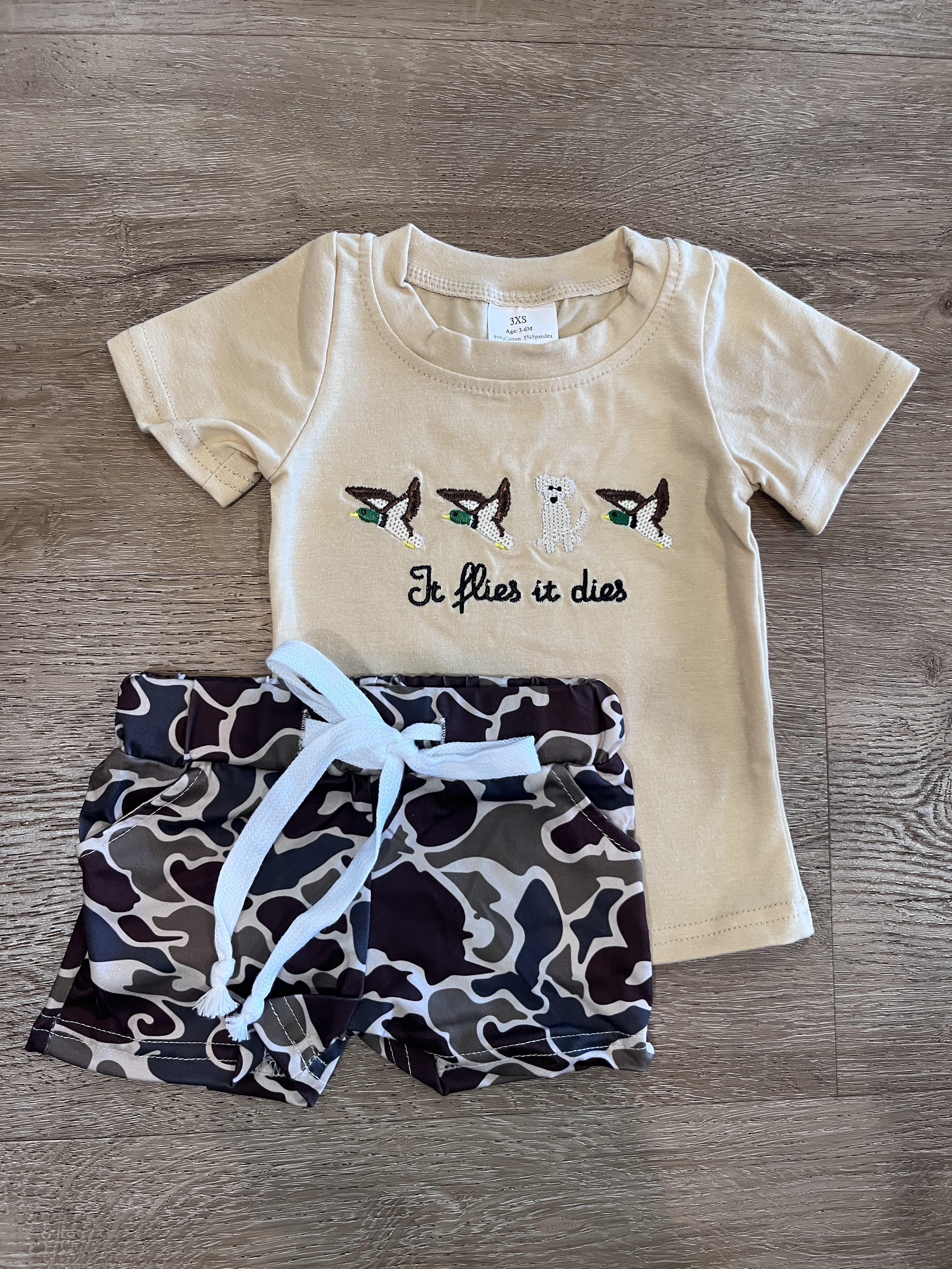 It Flies... Shorts Set